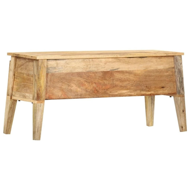 Boîte de rangement vidaXL 39 x 13,8 x 18,9 cm en bois de manguier massif