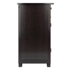 Chariot de cuisine utilitaire Savannah, couleur expresso - 68,3 x 45 x 86,4 cm