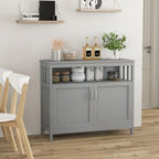 Buffet de cuisine avec 2 portes et étagère - 40 x 16 x 34 (L x l x H)