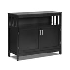 Buffet de cuisine avec 2 portes et étagère - 40 x 16 x 34 (L x l x H)
