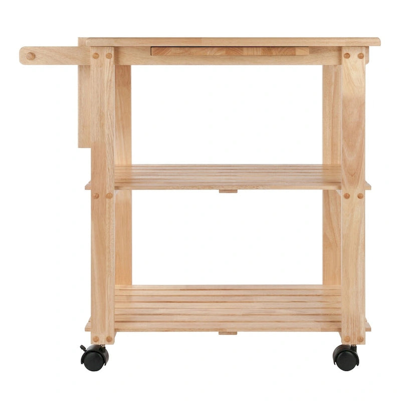 Chariot de cuisine utilitaire Mario, naturel - 84,3 x 52 x 81,1 cm