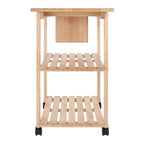 Chariot de cuisine utilitaire Mario, naturel - 84,3 x 52 x 81,1 cm