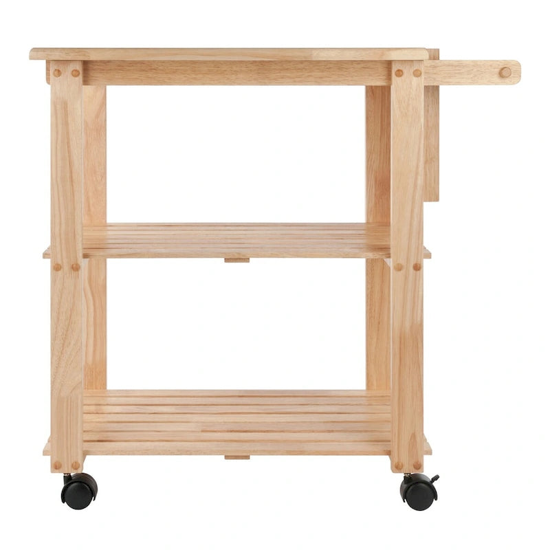 Chariot de cuisine utilitaire Mario, naturel - 84,3 x 52 x 81,1 cm