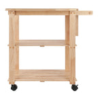 Chariot de cuisine utilitaire Mario, naturel - 84,3 x 52 x 81,1 cm