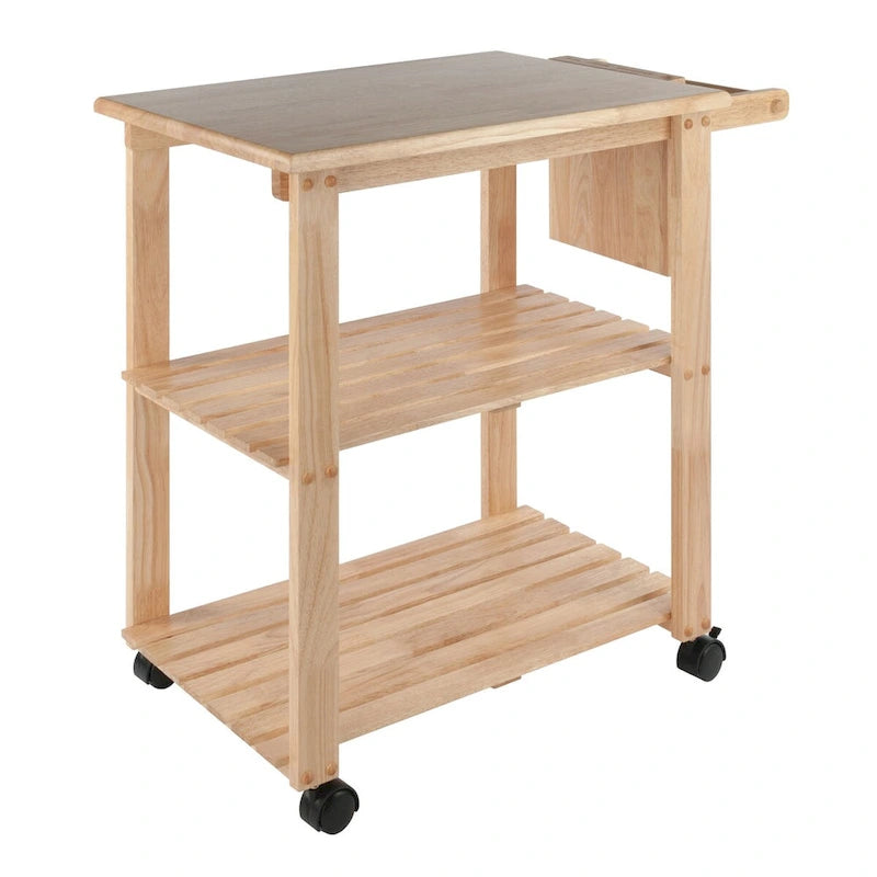 Chariot de cuisine utilitaire Mario, naturel - 84,3 x 52 x 81,1 cm
