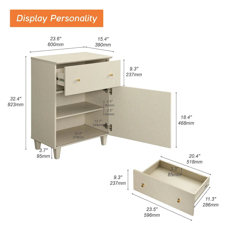 Buffet avec tiroir et porte pour cuisine ou salle à manger