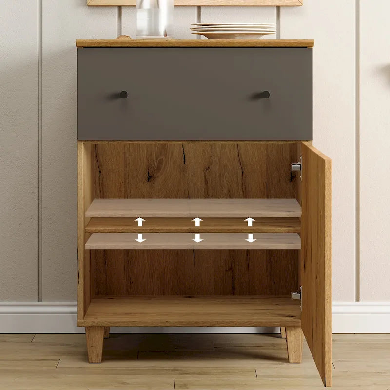 Buffet avec tiroir et porte pour cuisine ou salle à manger