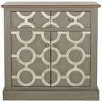 Coffre de rangement SAFAVIEH Leitha gris - 29 cm (L) x 15 cm (P) x 29 cm (H)