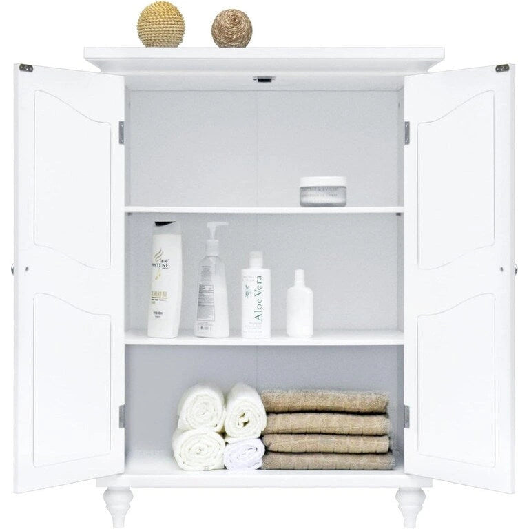 Armoire de rangement sur pied en bois - 14 cm (P) x 30 cm (L) x 74,2 cm (H)