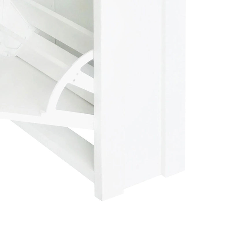 Armoire à chaussures en bois au design minimaliste moderne