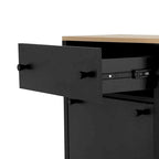 Ensemble moderne et minimaliste de deux armoires à chaussures en bois