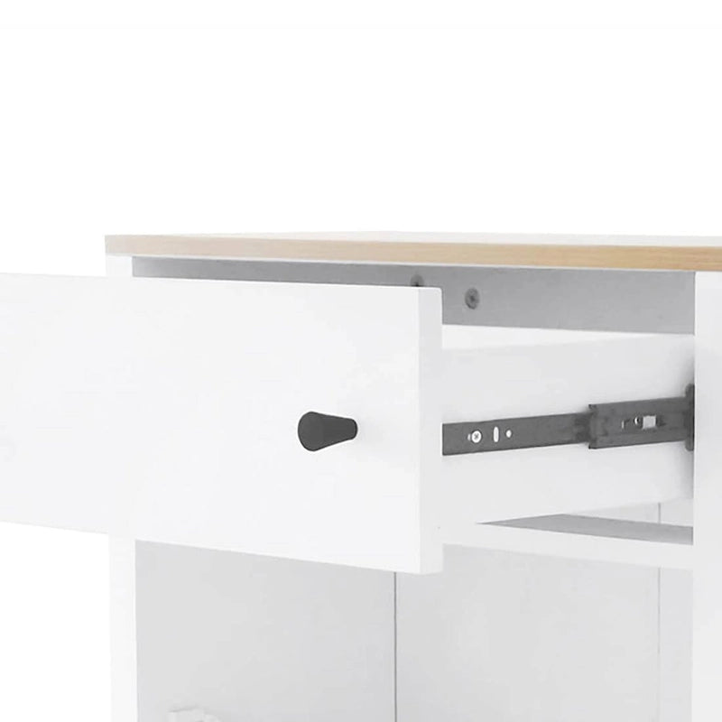 Ensemble moderne et minimaliste de deux armoires à chaussures en bois
