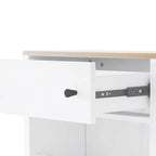 Ensemble moderne et minimaliste de deux armoires à chaussures en bois