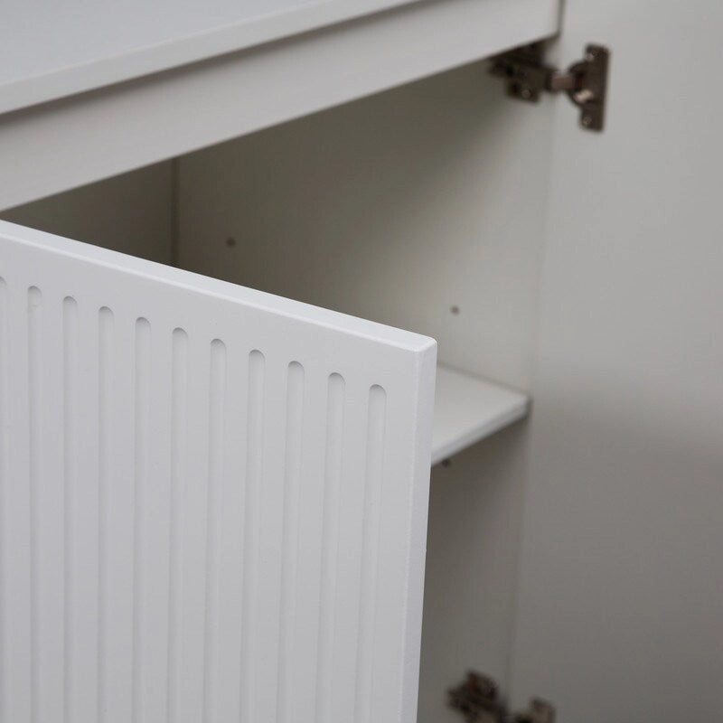 Meuble moderne de 56,69 po avec rangement et étagères réglables - Non applicable