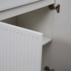 Meuble moderne de 56,69 po avec rangement et étagères réglables - Non applicable