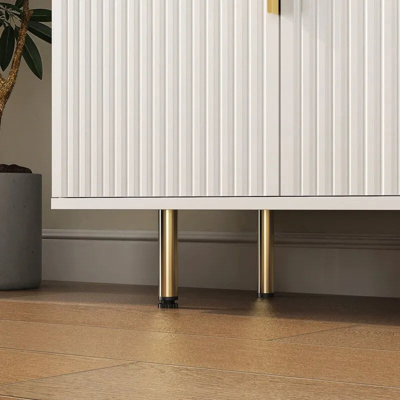 Meuble moderne de 56,69 po avec rangement et étagères réglables - Non applicable