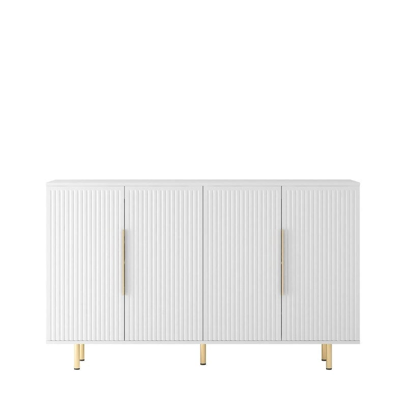 Meuble moderne de 56,69 po avec rangement et étagères réglables - Non applicable