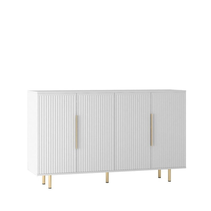 Meuble moderne de 56,69 po avec rangement et étagères réglables - Non applicable
