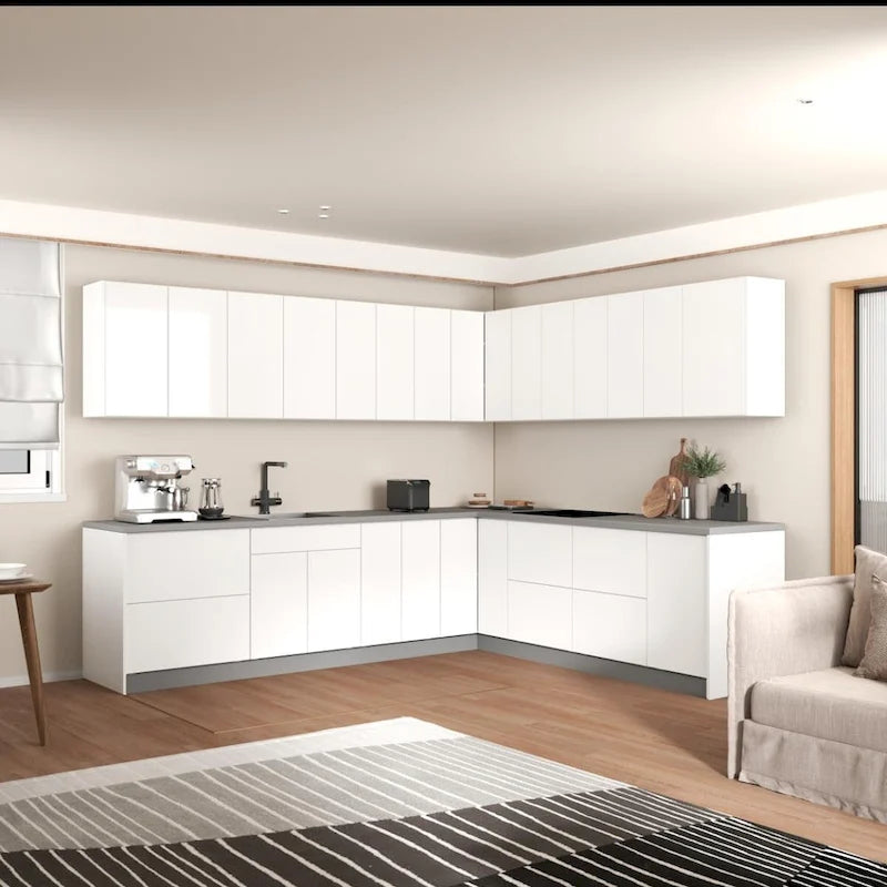 Collection Cuisine Moderne, Base Blanc Mat, Dimensions 10 x 8,5 pi (102 x 120 po)