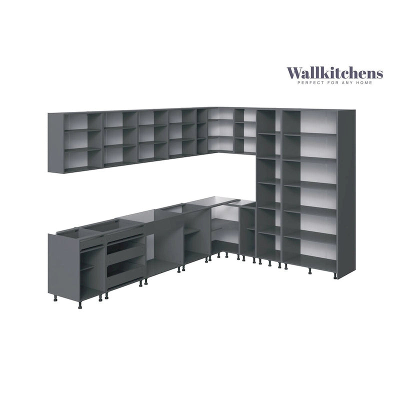 Collection Cuisine Intemporelle, Base Blanc Mat, Largeur 12 pi - 144 x 102