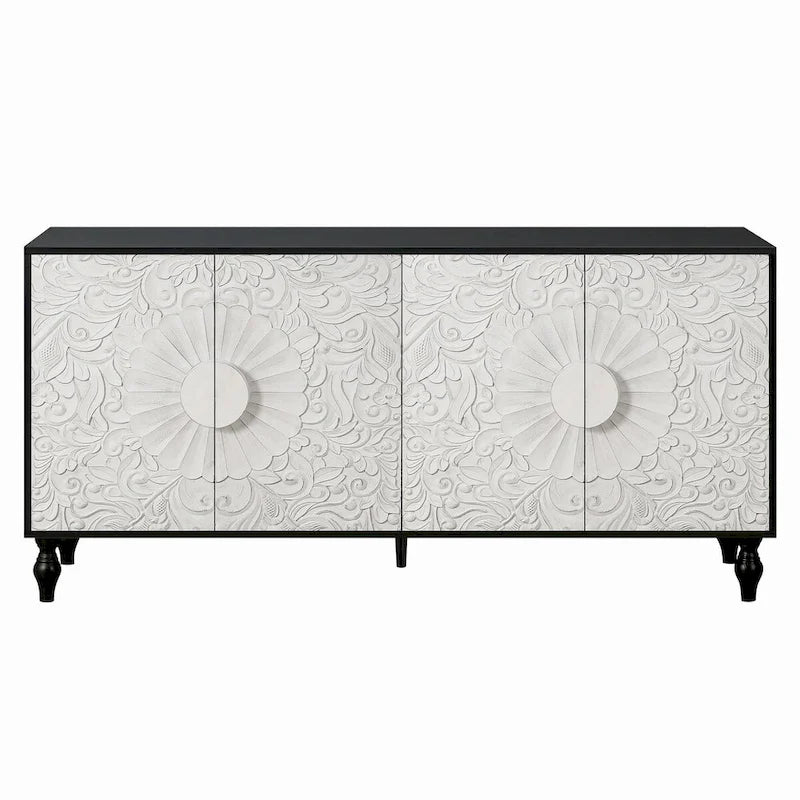 Buffet moderne 62,99 po avec 4 portes - Non disponible