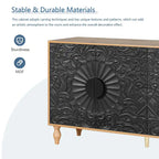 Buffet moderne 62,99 po avec 4 portes - Non disponible