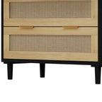 Armoire de rangement en rotin à 31,50 tiroirs pour chambre ou salon