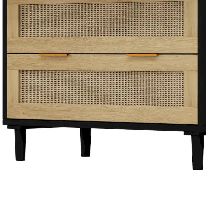 Armoire de rangement en rotin à 31,50 tiroirs pour chambre ou salon