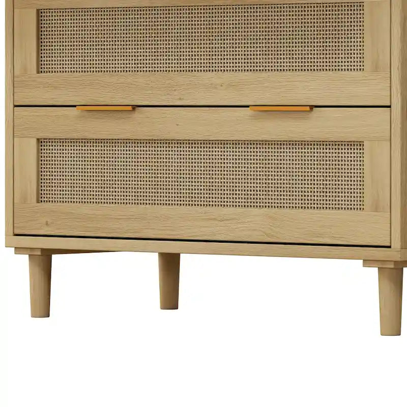 Armoire de rangement en rotin à 31,50 tiroirs pour chambre ou salon