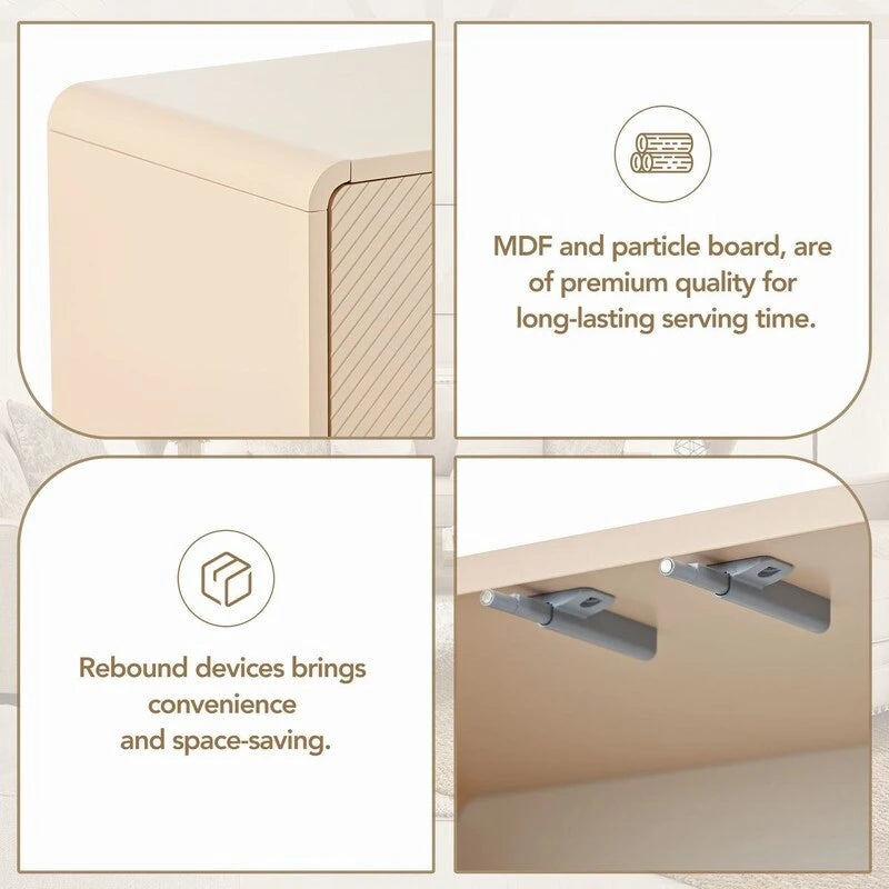 Buffet de rangement de 60 L avec 4 portes - Non disponible
