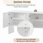 Buffet de rangement de 60 L avec 4 portes - Non disponible