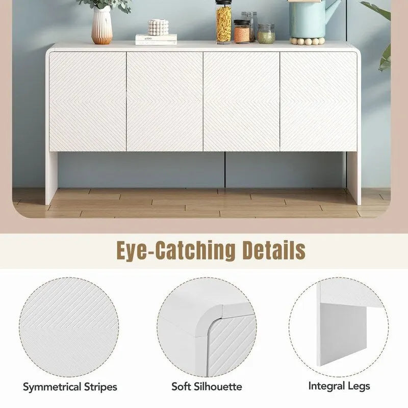 Buffet de rangement de 60 L avec 4 portes - Non disponible