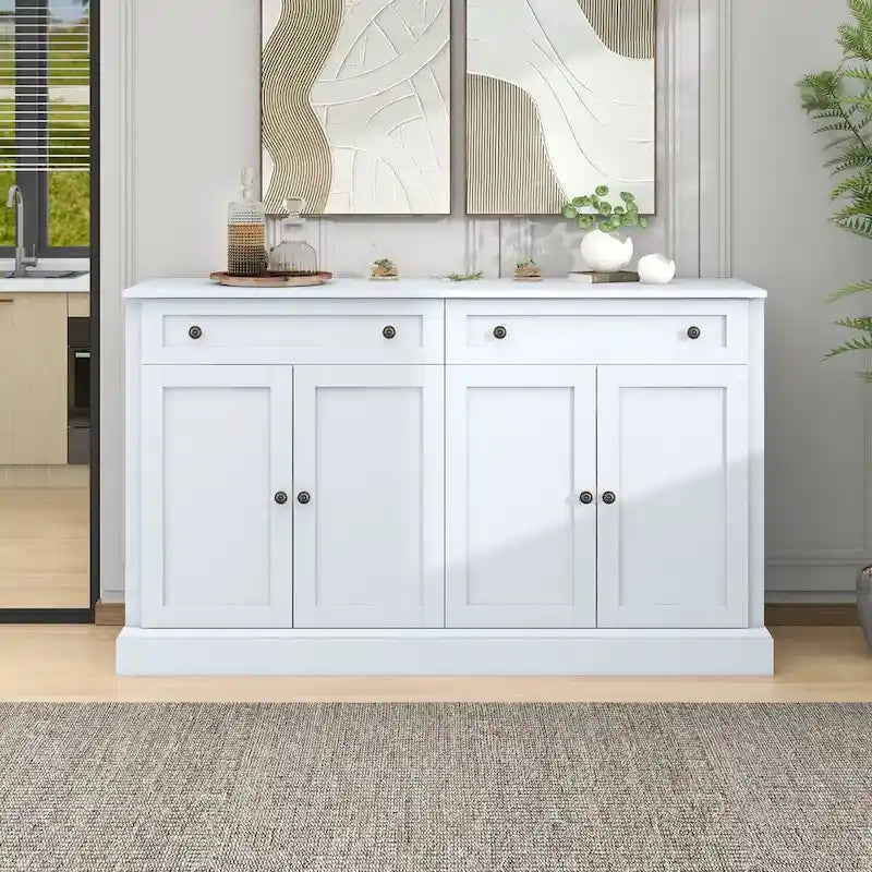 Kitchen Sideboard Storage Buffet Cabinet with 2 Drawers