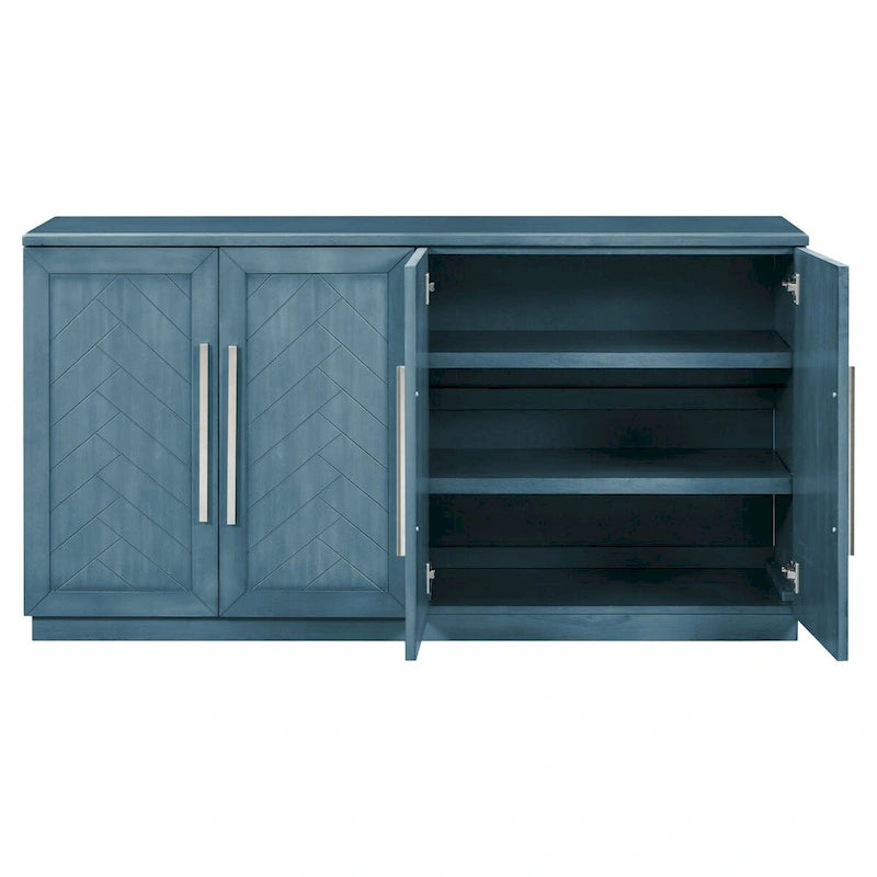 Buffet à 4 portes avec grand espace de rangement - Non applicable