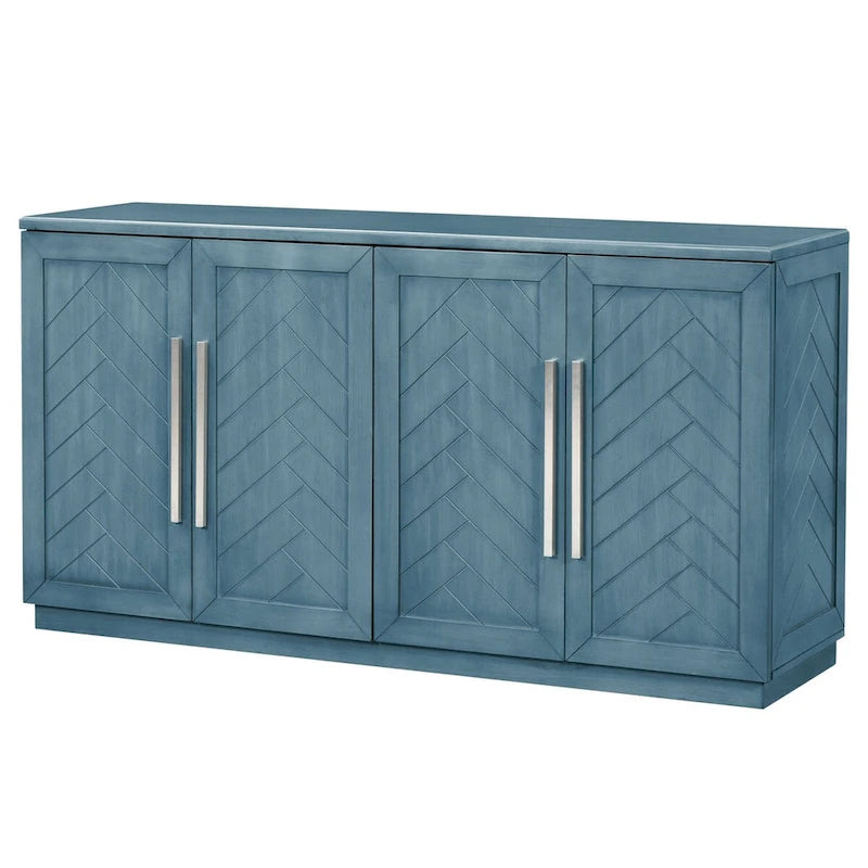 Buffet à 4 portes avec grand espace de rangement - Non applicable