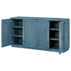 Buffet à 4 portes avec grand espace de rangement - Non applicable