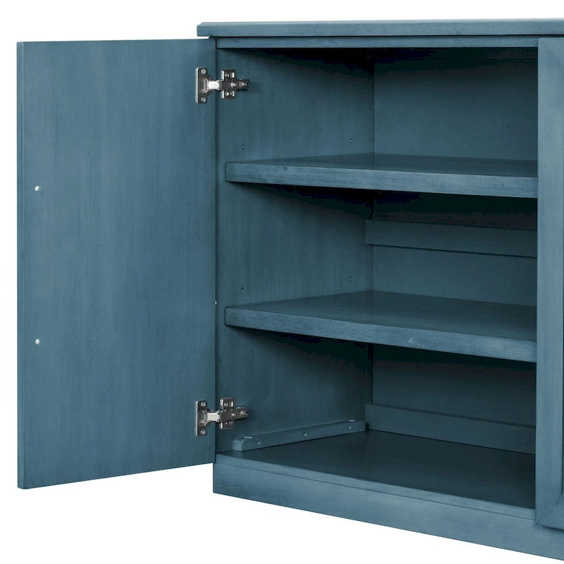 Buffet à 4 portes avec grand espace de rangement - Non applicable