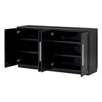 Buffet à 4 portes avec grand espace de rangement - Non applicable