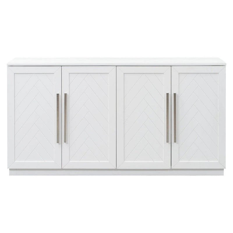 Buffet à 4 portes avec grand espace de rangement - Non applicable