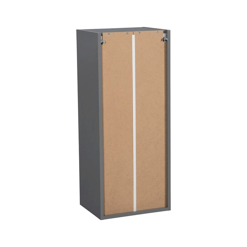 Armoire murale 12 x 36 - Porte simple - Gris - 12 x 36 x 12