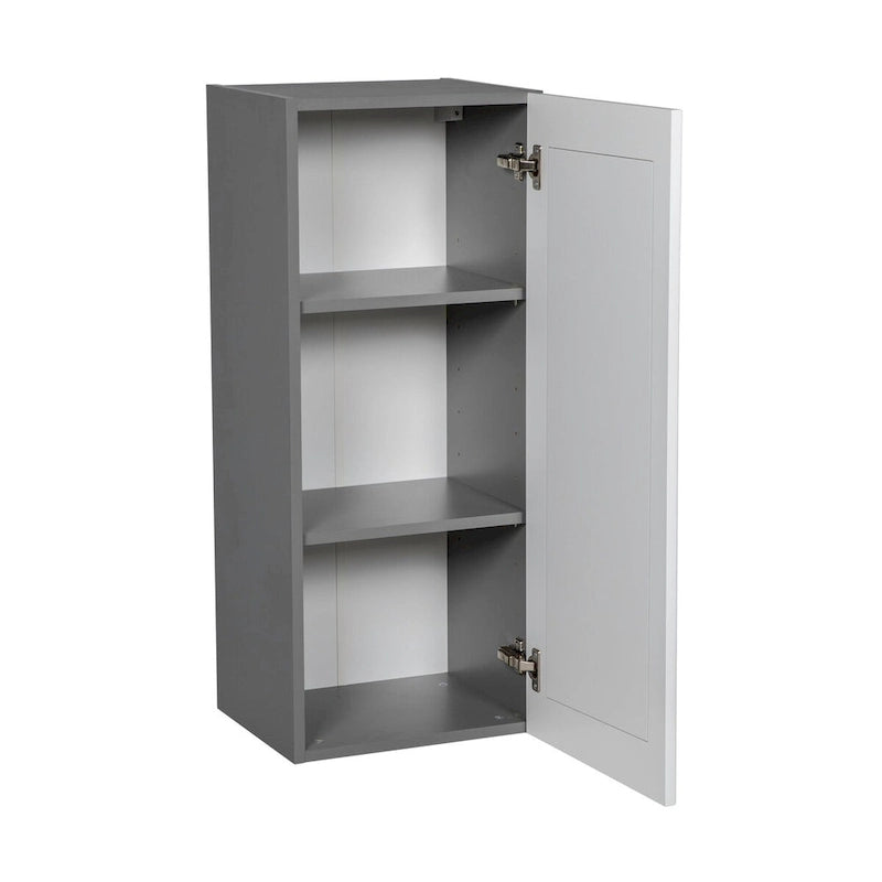 Armoire murale 12 x 36 - Porte simple - Gris - 12 x 36 x 12