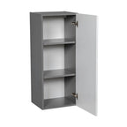 Armoire murale 12 x 36 - Porte simple - Gris - 12 x 36 x 12