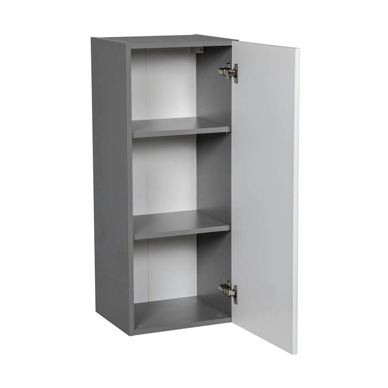 Armoire murale 12 x 36 - Porte simple - Gris - 12 x 36 x 12