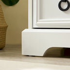 Commode moderne à 6 tiroirs, commode haute, armoire