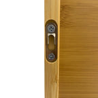 Armoire murale en bambou avec 3 étagères