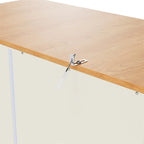 Garde-manger indépendant avec tiroir, étagères réglables et étagères de porte