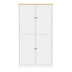 Garde-manger indépendant avec tiroir, étagères réglables et étagères de porte