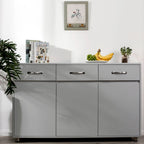 Three Doors Side Table for Dining Living Room Kitchen