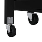 Îlot de cuisine multifonctionnel 46,46 avec étagère à épices, casier à vin, porte-serviettes et plateau pliable en bois d'hévéa