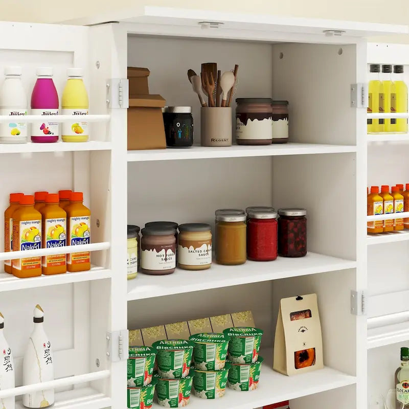 Armoire de cuisine avec éclairage LED